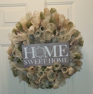 Home sweet Home door wreath